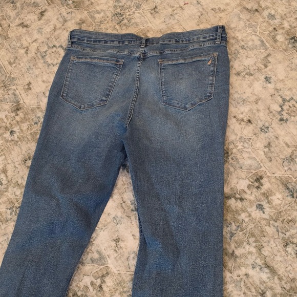 Nautica Denim - Nautica Jeans Co Womens Size 16 Medium Wash Straight Leg Denim Blue Pants